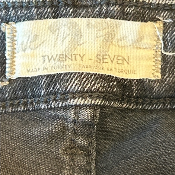 Free People We The Free black skinny fit jeans size 27 - Picture 8 of 9